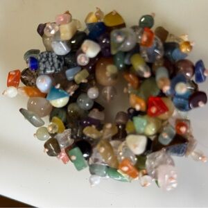 Elastic Multi Gemstone Bracelet